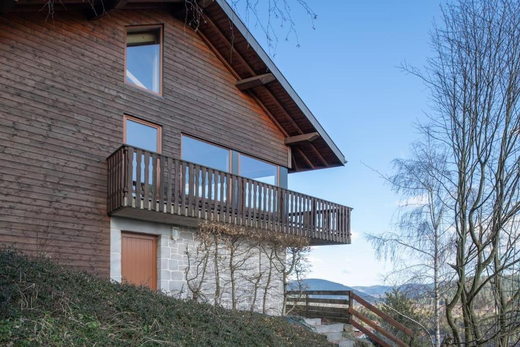 Luxueux Chalet Avec Vue Sur Les Pistes Et Le Hohneck Le Tholy Exteriér fotografie