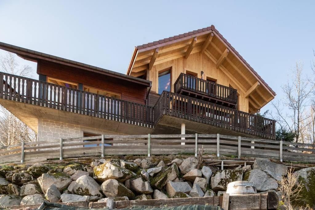 Luxueux Chalet Avec Vue Sur Les Pistes Et Le Hohneck Le Tholy Exteriér fotografie