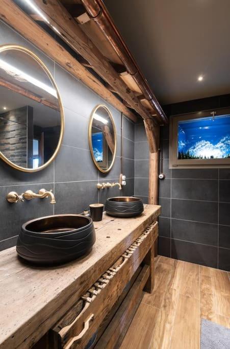 Luxueux Chalet Avec Vue Sur Les Pistes Et Le Hohneck Le Tholy Exteriér fotografie